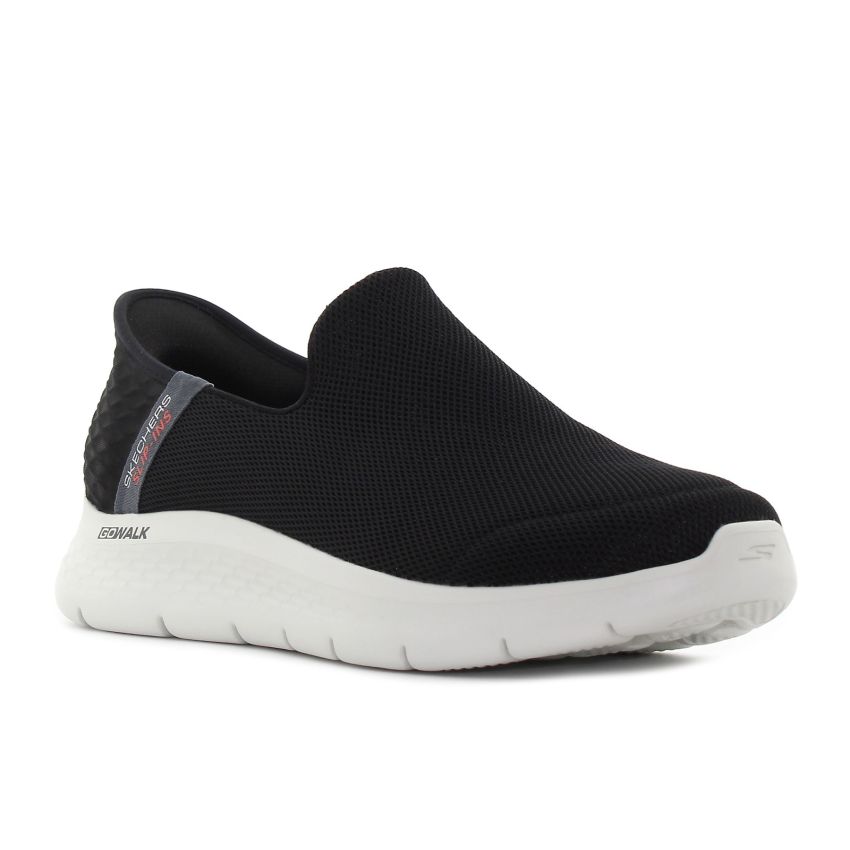 Skechers Slip-Ins - GO Walk Flex - No Hands fekete férfi bebújós cipő