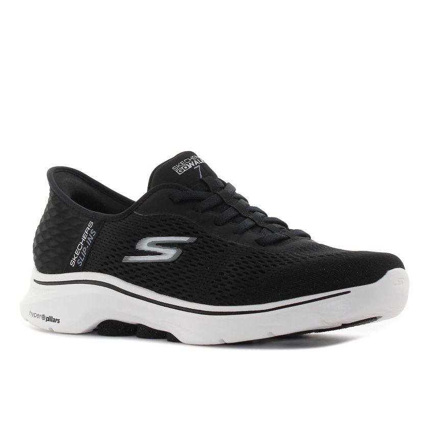Skechers Slip-Ins - GO Walk 7 - Free Hand 2 fekete férfi bebújós cipő
