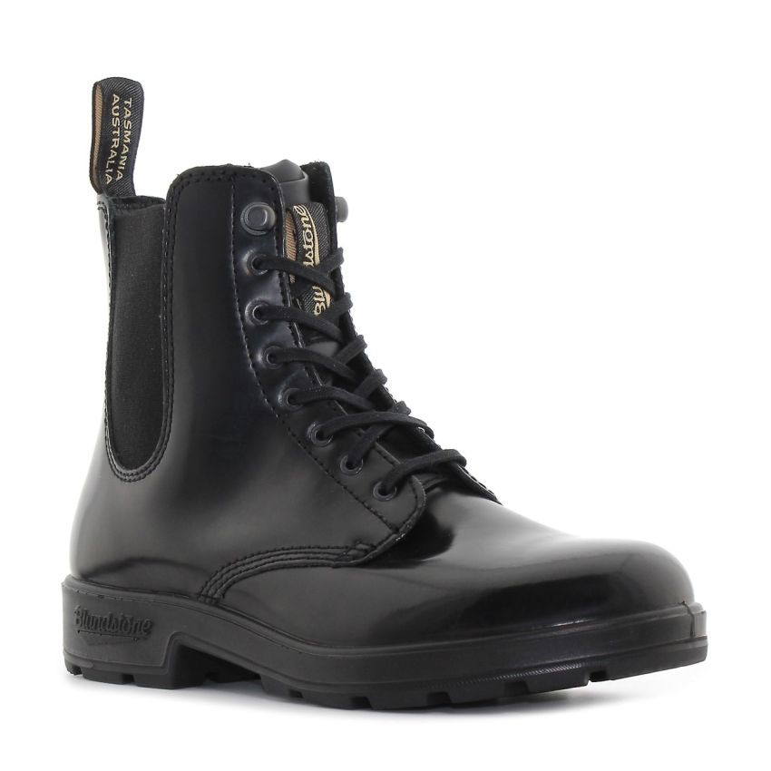 Blundstone fekete bőr bakancs