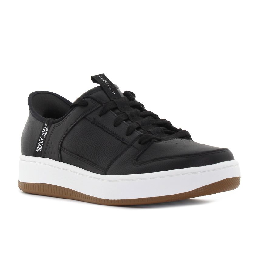 Skechers Slip-Ins - Sport Court 92 - Distown fekete férfi cipő