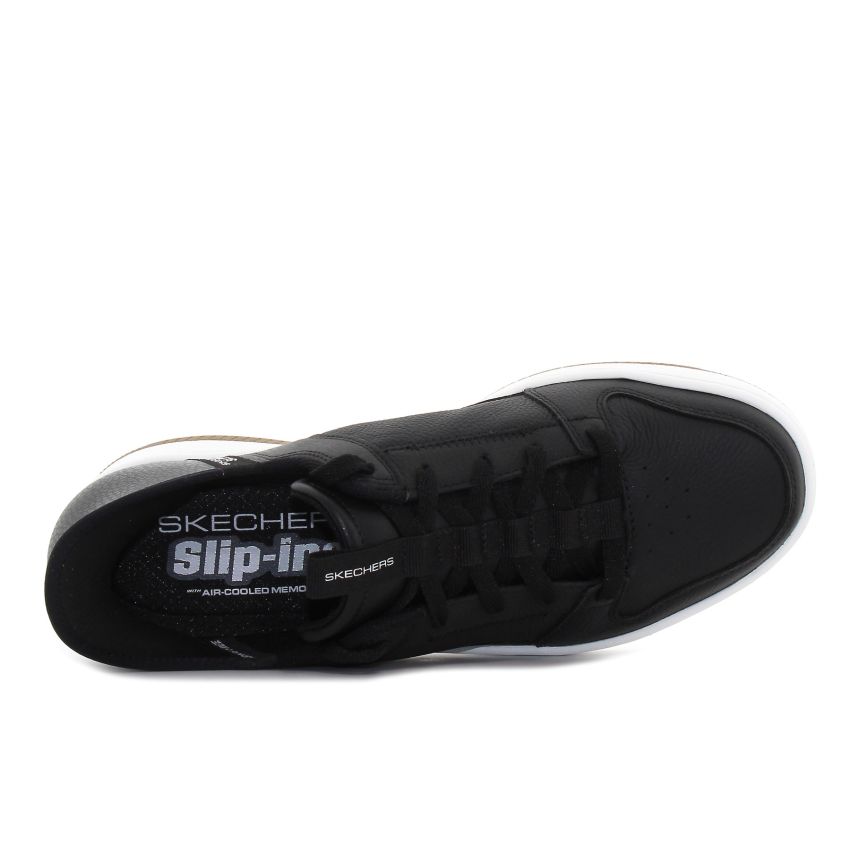 Skechers Slip-Ins - Sport Court 92 - Distown fekete férfi cipő