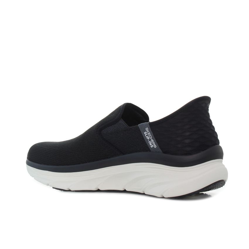 Skechers Slip-Ins - D'Lux Walker - Oxford fekete férfi bebújós cipő