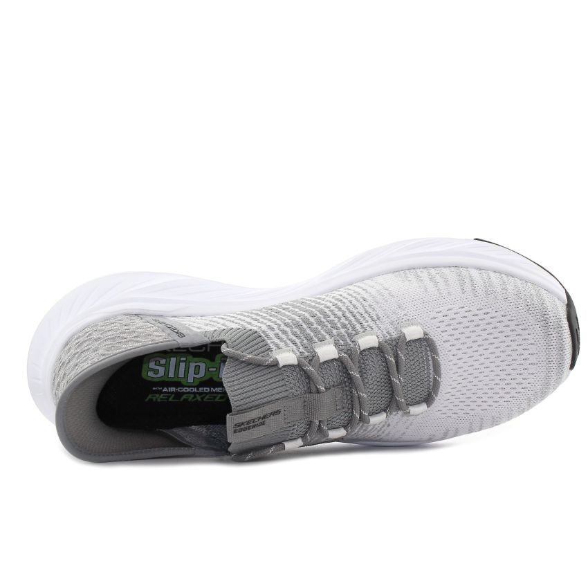Skechers Slip-Ins - Edgeride - Raygo szürke férfi bebújós cipő