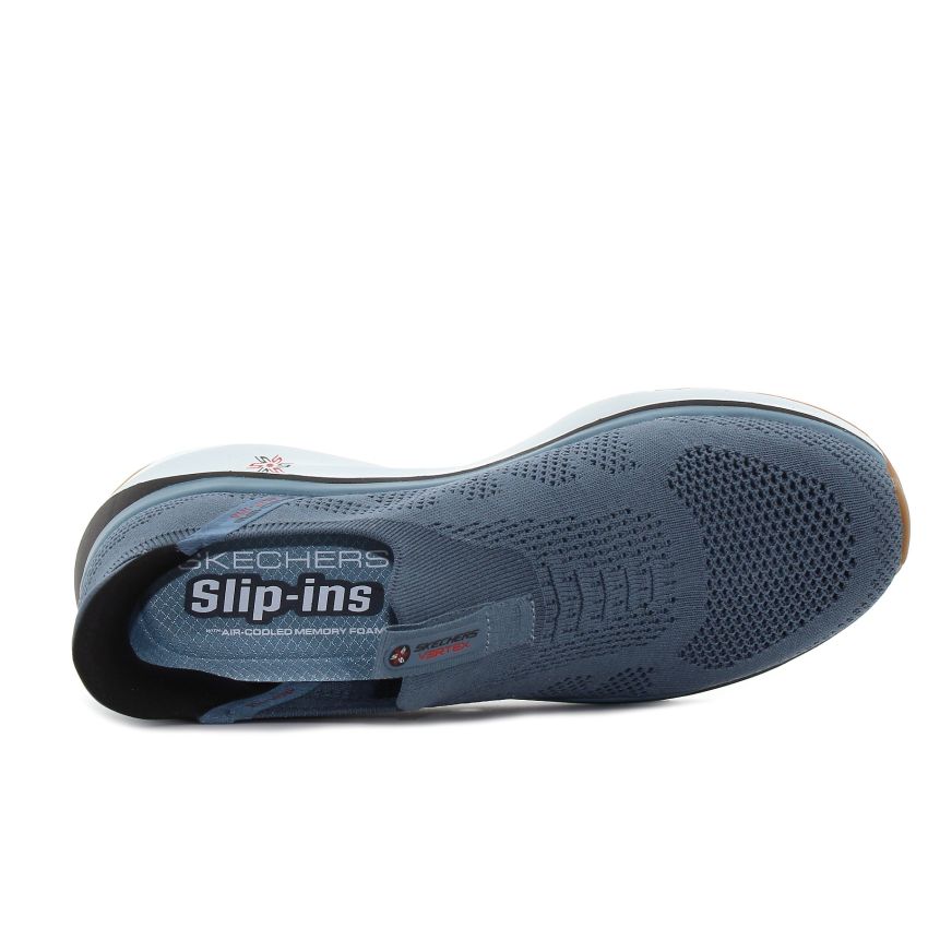 Skechers Slip-Ins - Vertex - Lawsen sötétkék férfi belebújós cipő