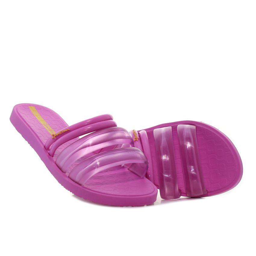Ipanema Puffer Slide magenta női papucs