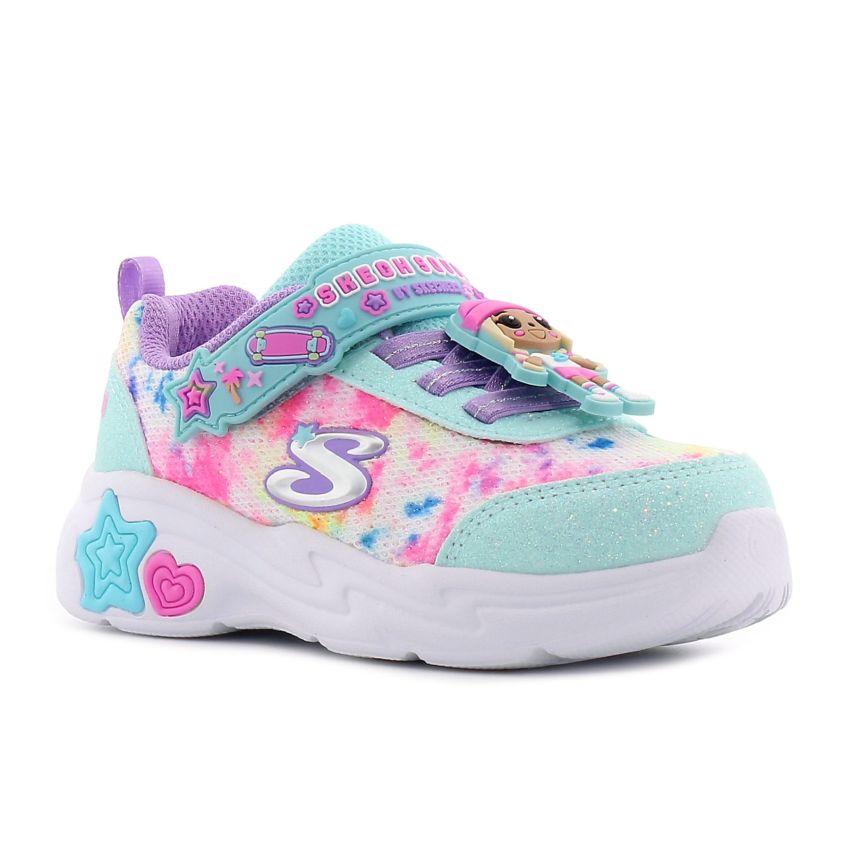 Skechers Snuggle Sneaks - Skech Squad kék baba cipő