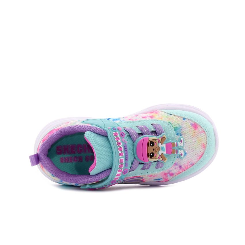 Skechers Snuggle Sneaks - Skech Squad kék baba cipő