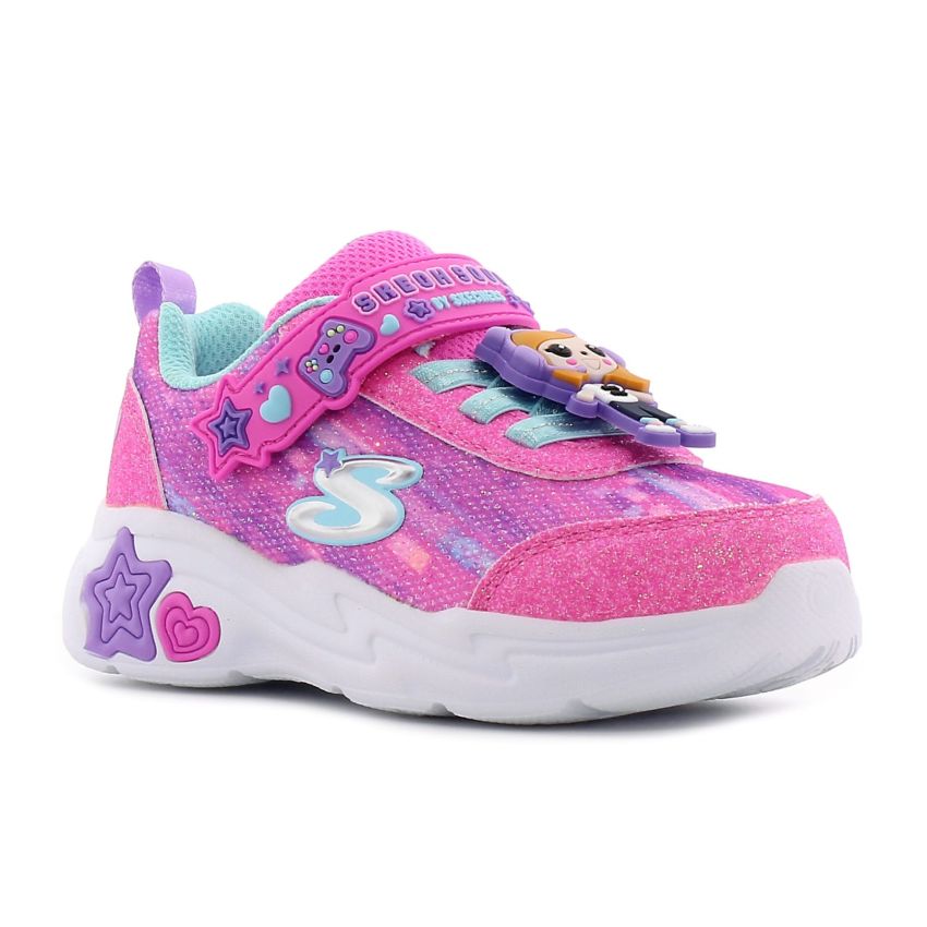 Skechers Snuggle Sneaks - Skech Squad rózsaszín baba cipő