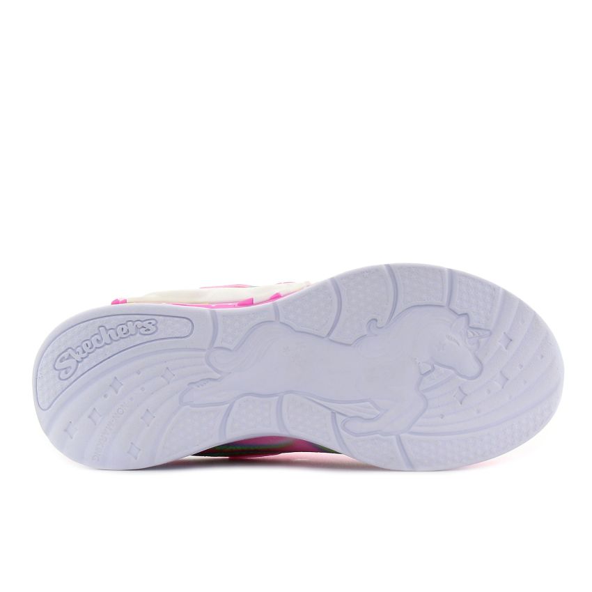 Skechers Unicorn Chaser villogó rózsaszín gyerek cipő