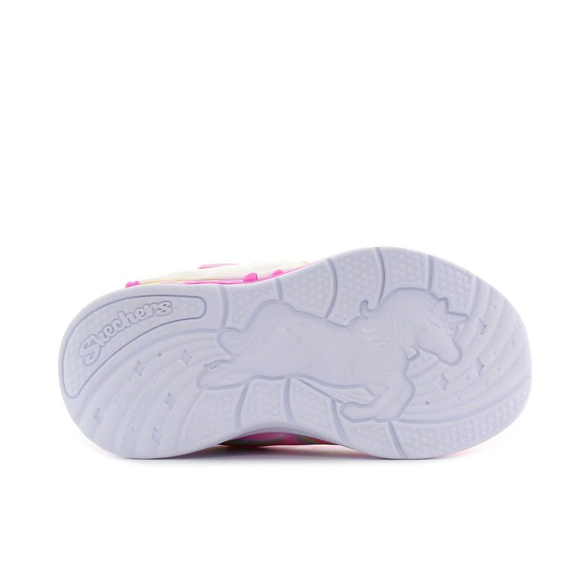 Skechers Unicorn Chaser villogó rózsaszín baba cipő