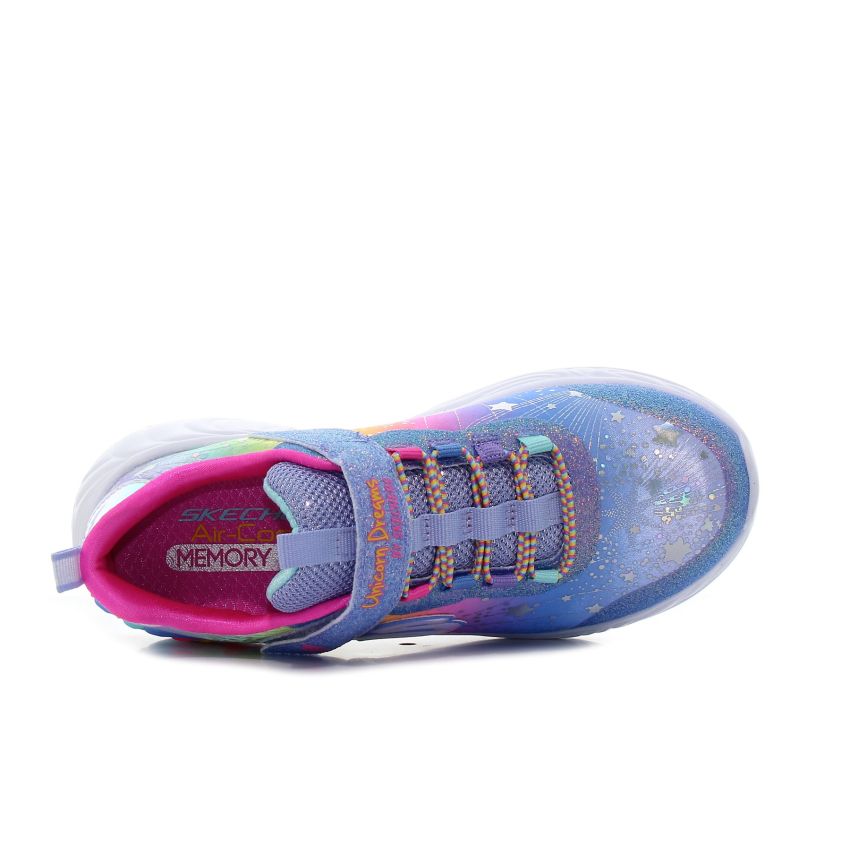 Skechers S Lights - Unicorn Dreams villogó gyerek cipő