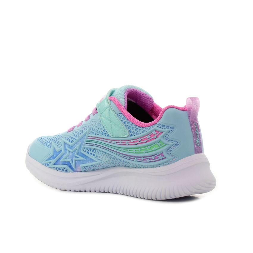 Skechers Jumpsters - Wishful Star villogó kék gyerek cipő