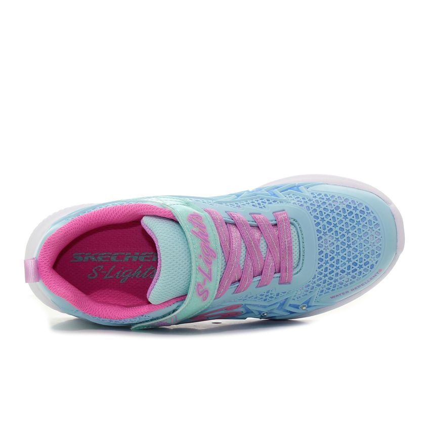 Skechers Jumpsters - Wishful Star villogó kék gyerek cipő