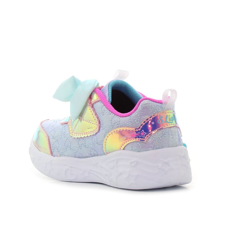 Skechers S Lights - Unicorn Charmer kék baba cipő