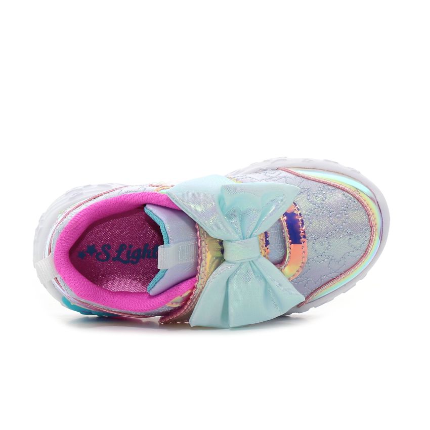 Skechers S Lights - Unicorn Charmer kék baba cipő