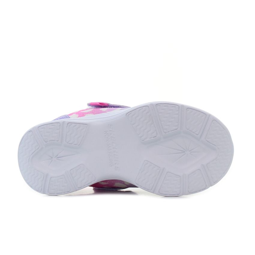Skechers Glimmer Kicks - Skech Pets villogó lila baba cipő