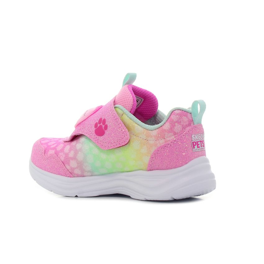 Skechers Glimmer Kicks - Skech Pets villogó rózsaszín baba cipő