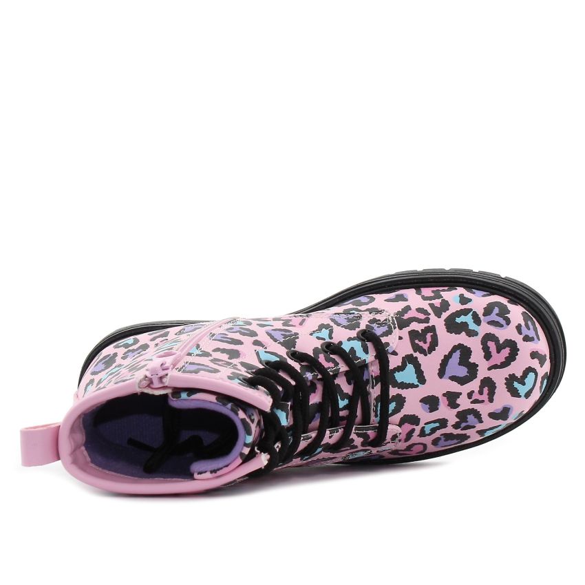 Skechers Gravlen - Totally Wild rózsaszín gyerek bakancs