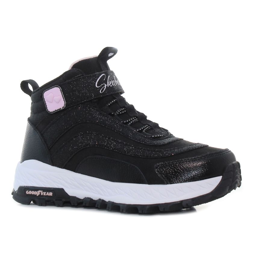 Skechers Fuse Tread - Wild Adventure vízlepergető fekete gyerek bakancs