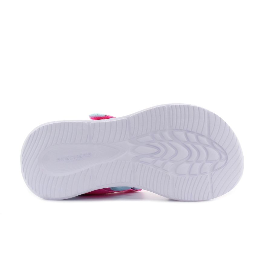 Skechers S-Lights - Sola Glow villogó rózsaszín gyerek szandál