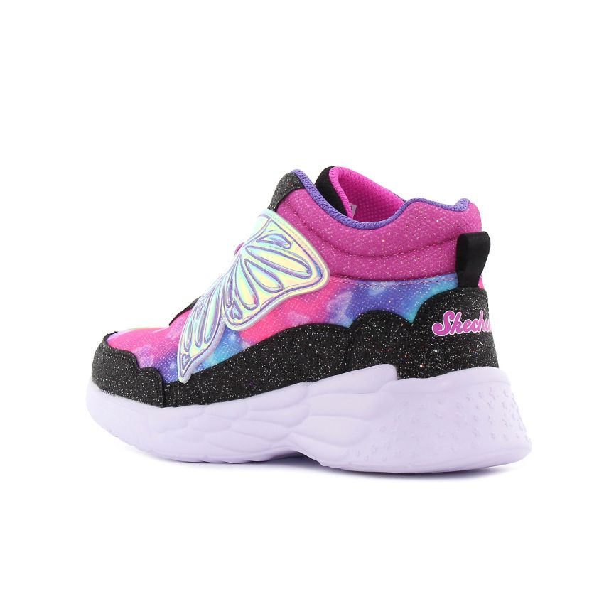 Skechers Dream Racer - Butterfly Express villogó lila gyerek cipő