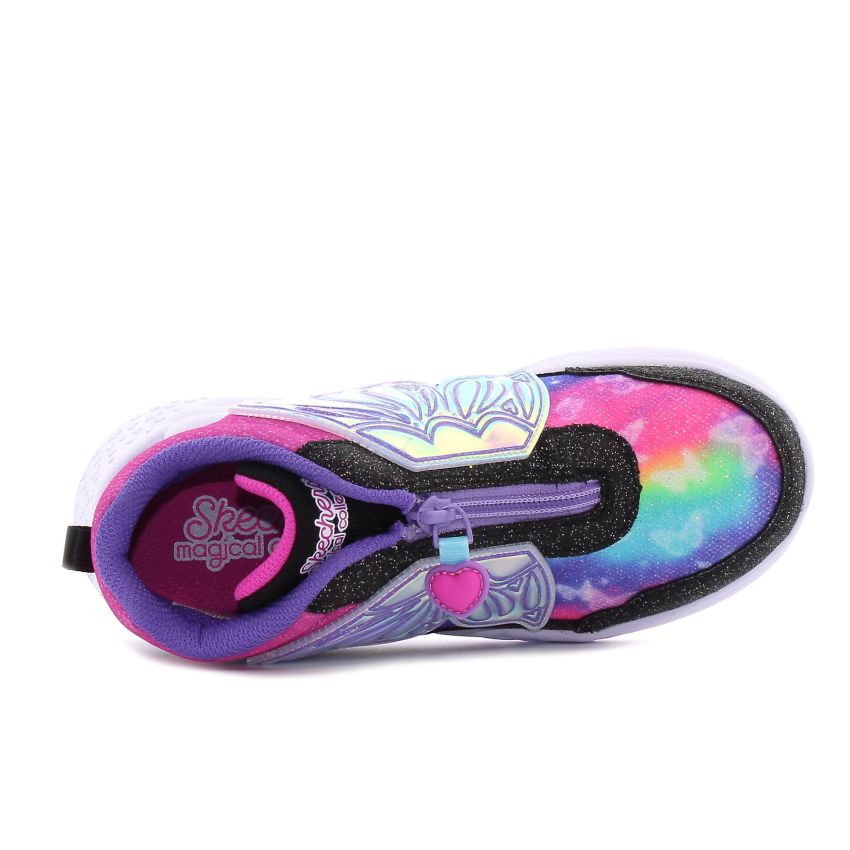 Skechers Dream Racer - Butterfly Express villogó lila gyerek cipő