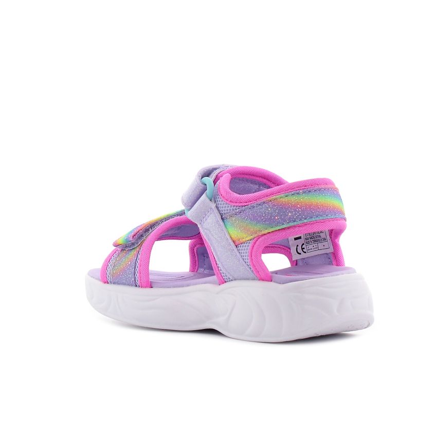 Skechers Unicorn Dreams Sandal - Dreamy Unicorns villogó lila baba szandál