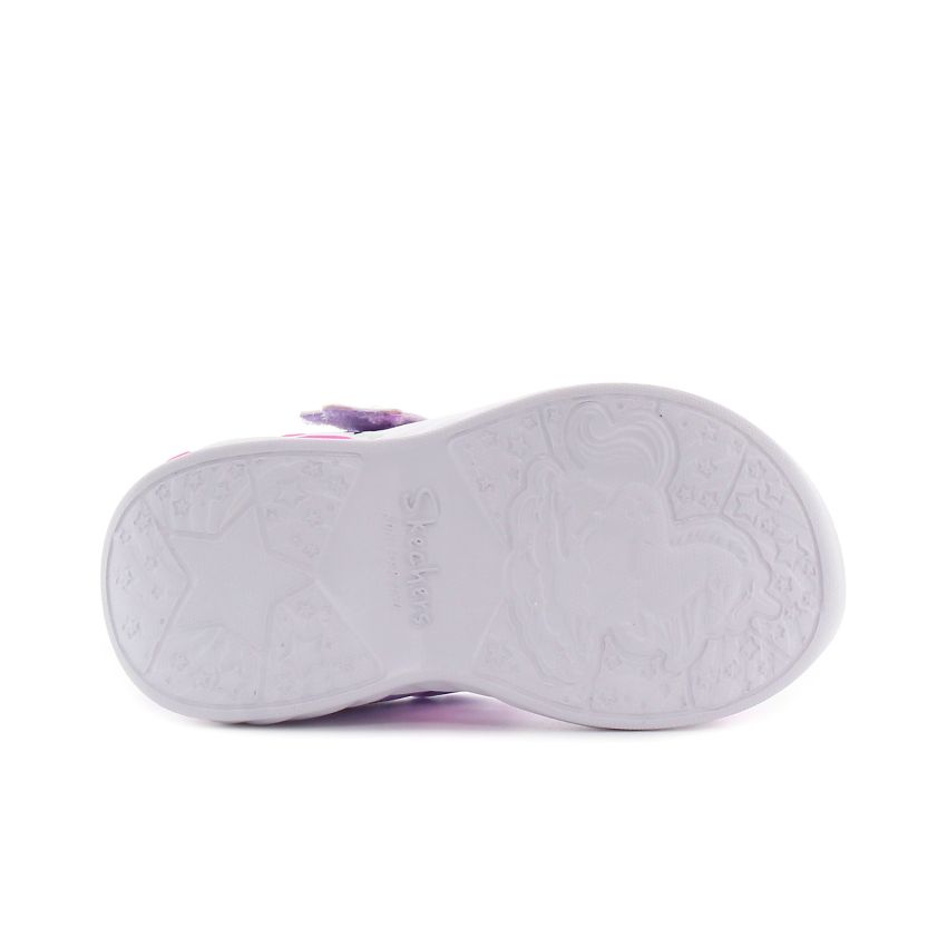 Skechers Unicorn Dreams Sandal - Dreamy Unicorns villogó lila baba szandál