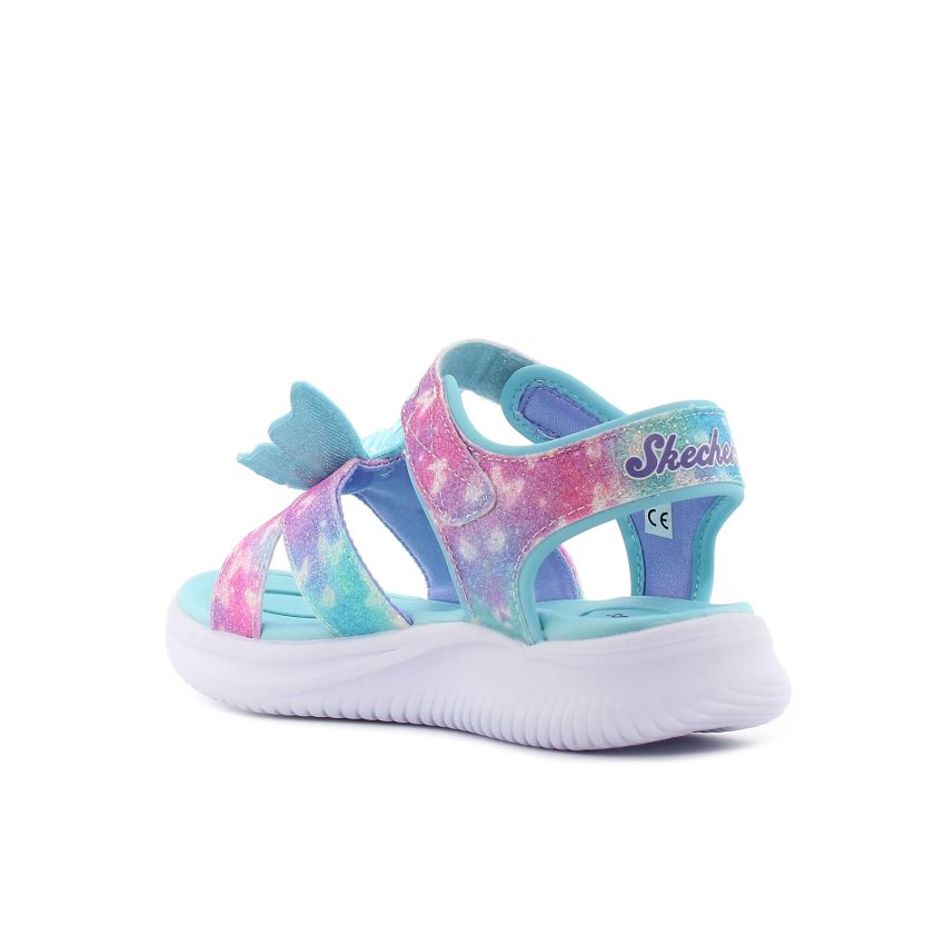 Skechers Jumpsters Sandal - Butterfly Brights villogó kék gyerek szandál