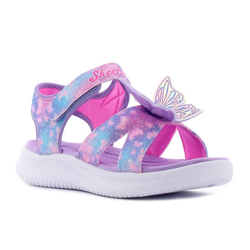 Skechers Jumpsters Sandal - Butterfly Brights villogó lila gyerek szandál