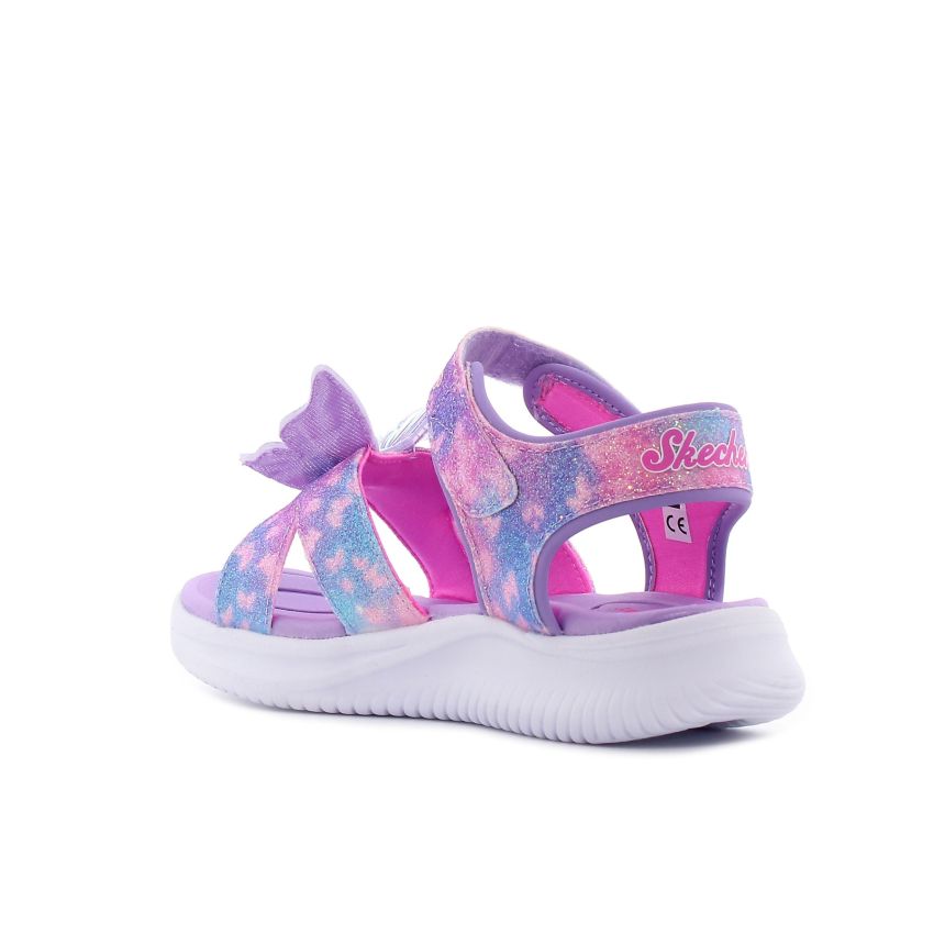 Skechers Jumpsters Sandal - Butterfly Brights villogó lila gyerek szandál