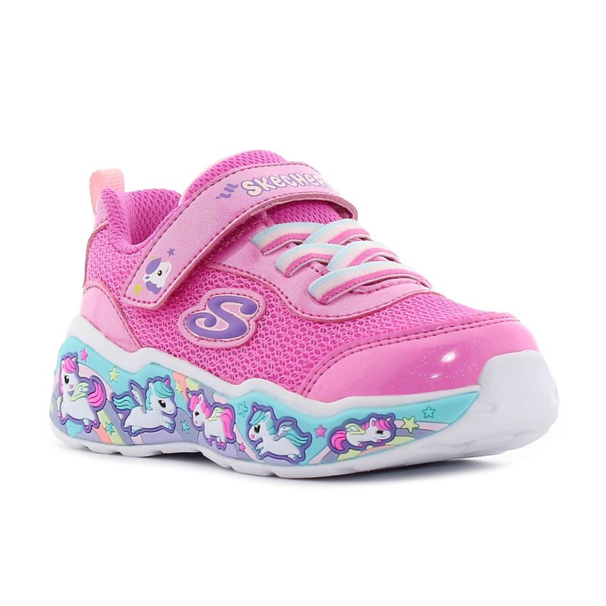 Skechers Play Scene - Fun Squad rózsaszín baba cipő
