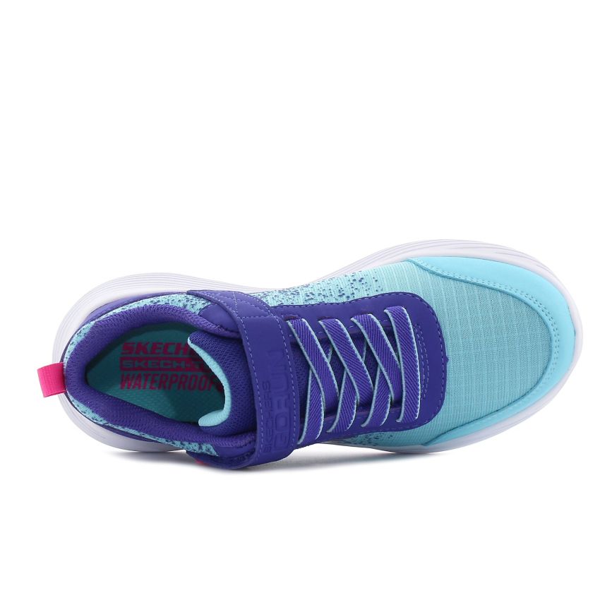 Skechers GO Run 400 V2 - Tru Sol vízlepergető kék gyerek cipő