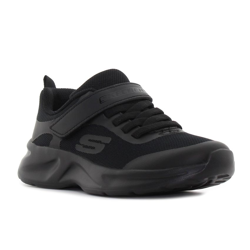 Skechers Dynamatic fekete gyerek cipő
