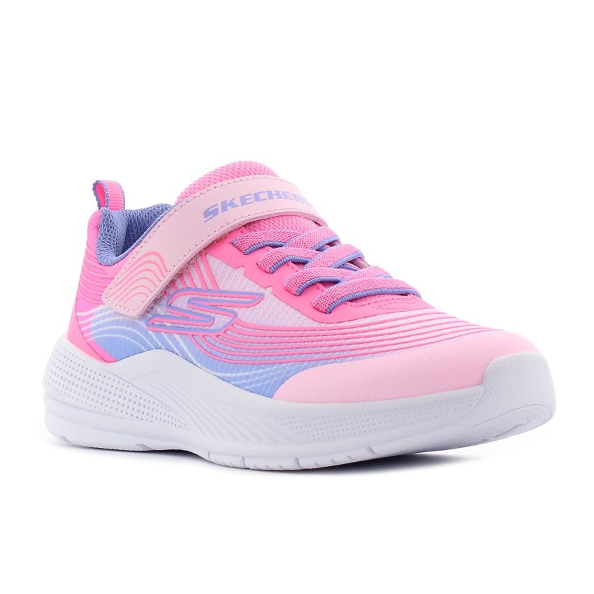 Skechers Microspec Advance rózsaszín gyerek cipő