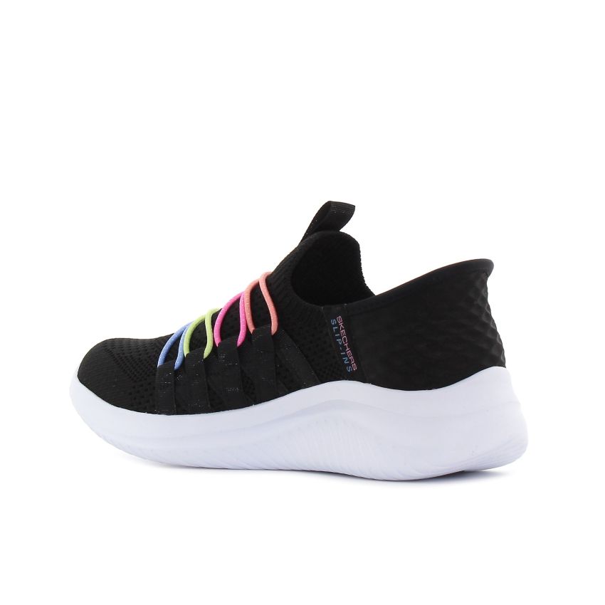 Skechers Slip-Ins - Ultra Flex 3.0 - Bungee Fun fekete gyerek cipő
