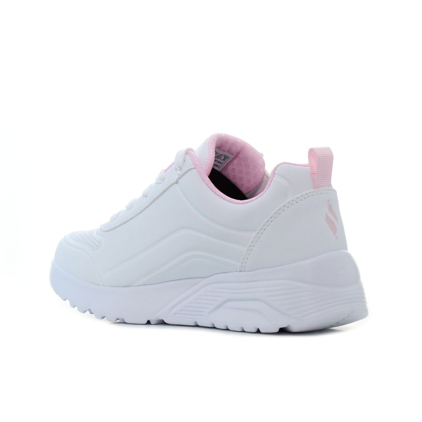 Skechers Uno Lite - Easy Zip fehér gyerek cipő