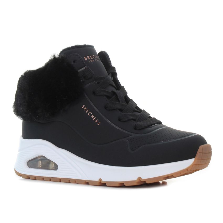 Skechers Uno - Fall Air fekete gyerek cipő