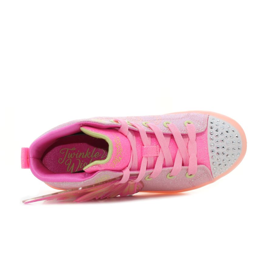 Skechers Twi - Lites 2.0 - Twinkle Wishes villogó rózsaszín gyerek cipő