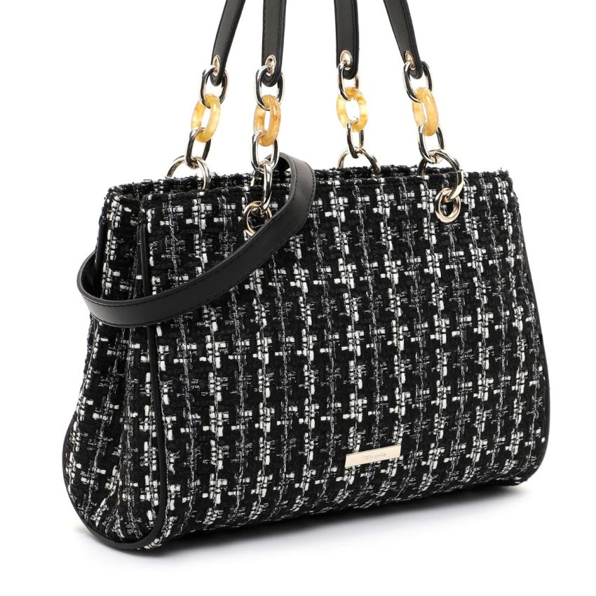 Tamaris Jessica fekete női válltáska