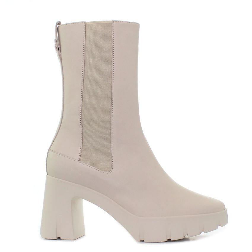 Högl Discovery bézs női magassarkú csizma