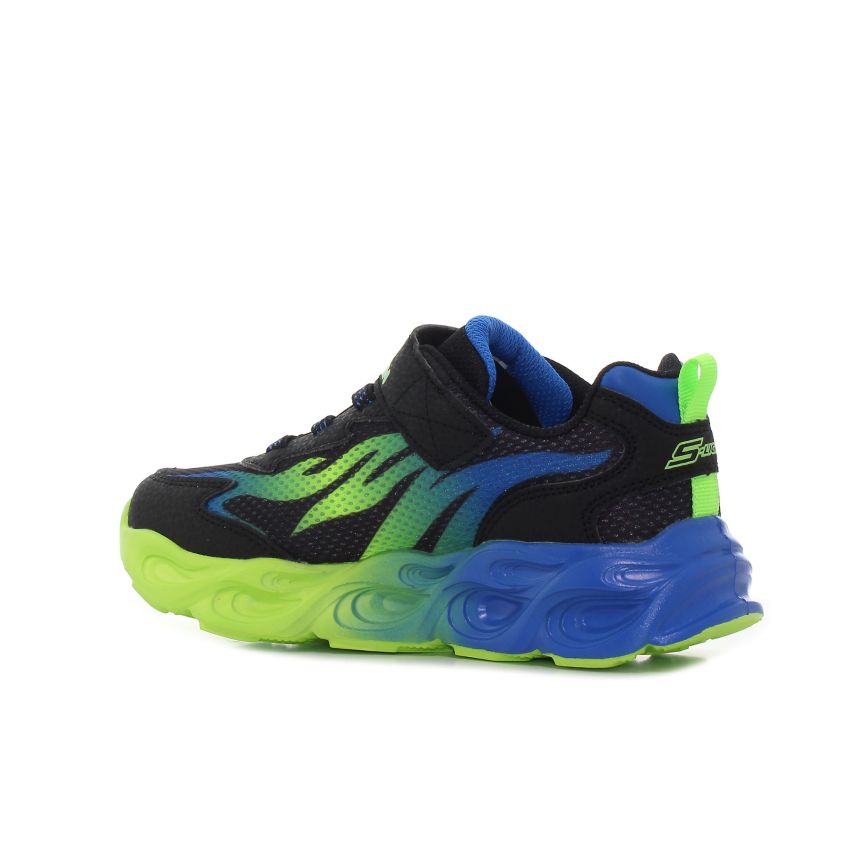 Skechers Thermo - Flash - Heat - Flux villogó fekete gyerek cipő