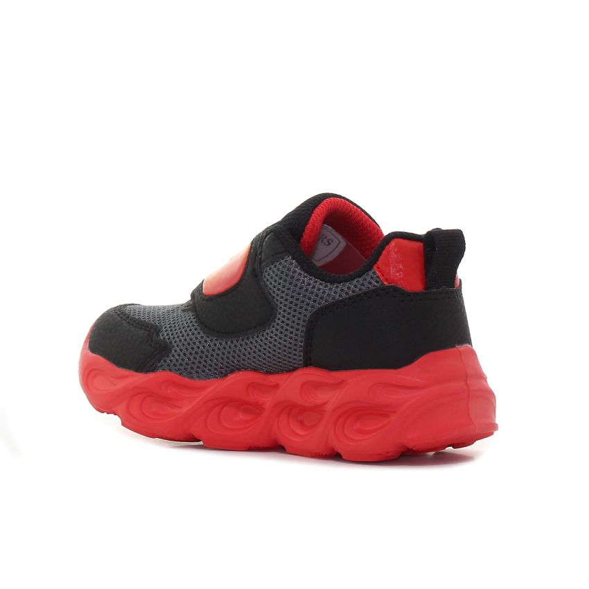 Skechers Thermo - Flash - Flame Flow fekete villogó baba cipő