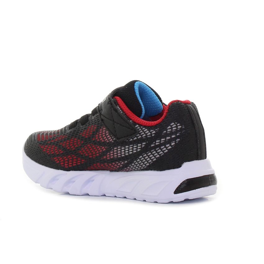 Skechers Flex - Glow Elite - Vorlo villogó fekete baba cipő