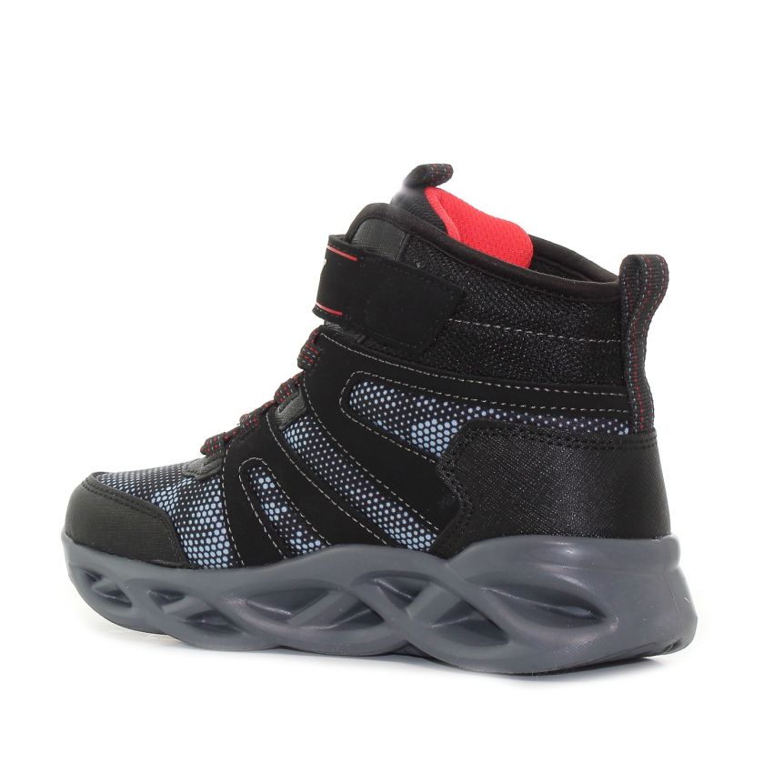 Skechers Twisted - Brights - Zerrix fekete gyerek cipő
