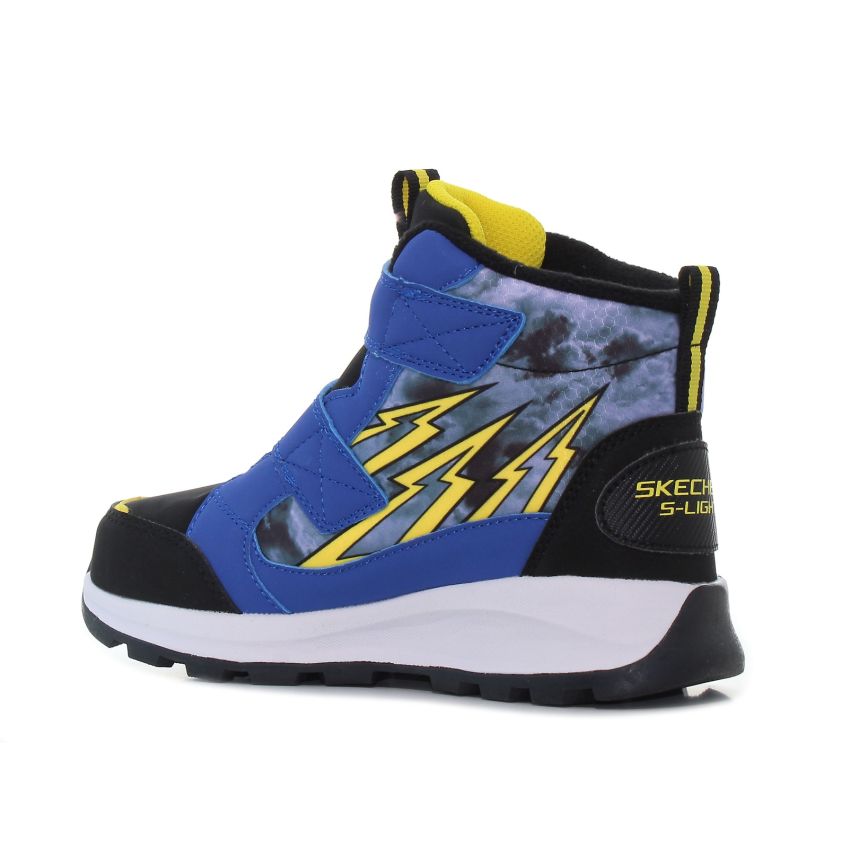 Skechers Storm Blazer - Hydro Flash villogó kék gyerek csizma