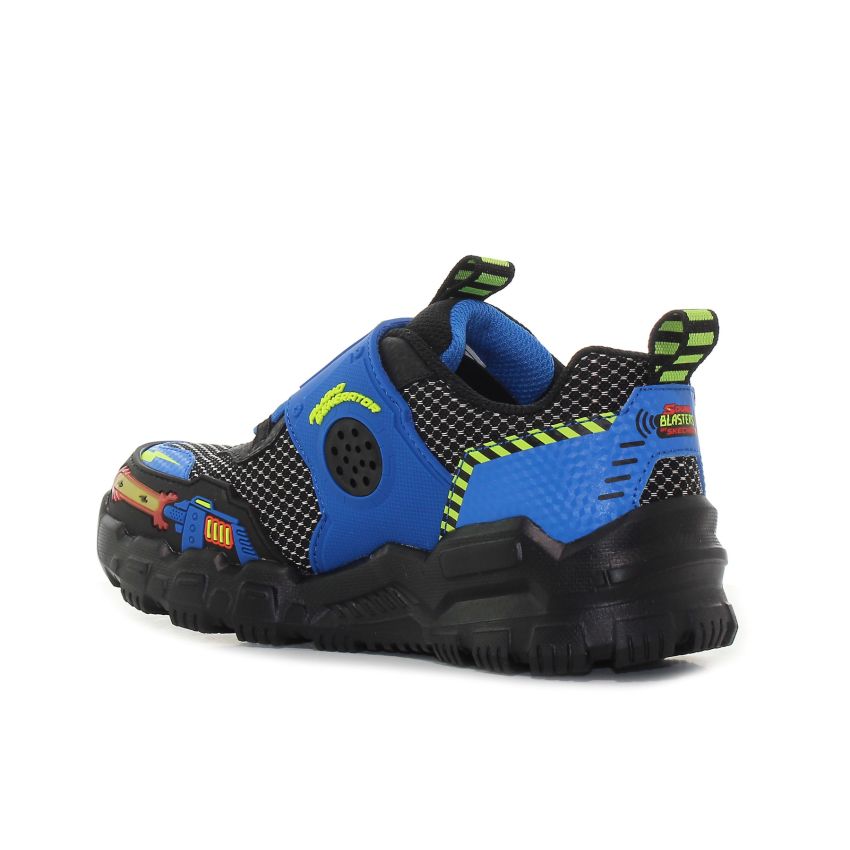 Skechers Adventure Track - Sound Blaster villogó kék gyerek cipő