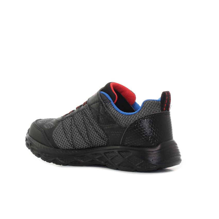 Skechers Dynamic - Flash - Rezlur villogó fekete gyerek cipő