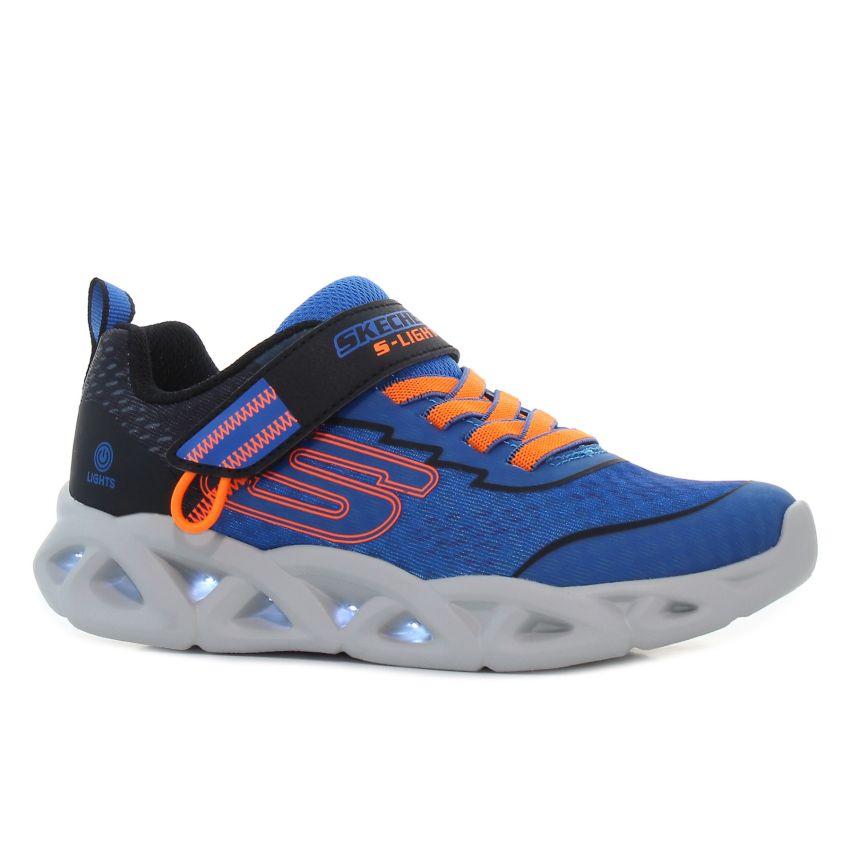 Skechers Twisty Brights 2.0 villogó sötétkék gyerek cipő