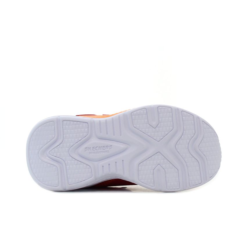 Skechers S Lights - Tri-Namics villogó piros baba cipő